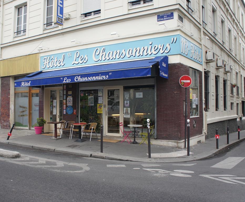 Hotel Les Chansonniers París Exterior foto